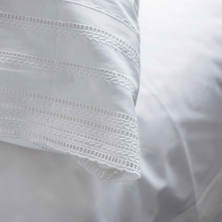 Embroidered Trim Pillowcase