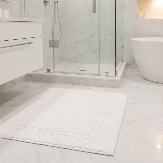 ALFOMBRA RIZO AMERICANO BLANCA