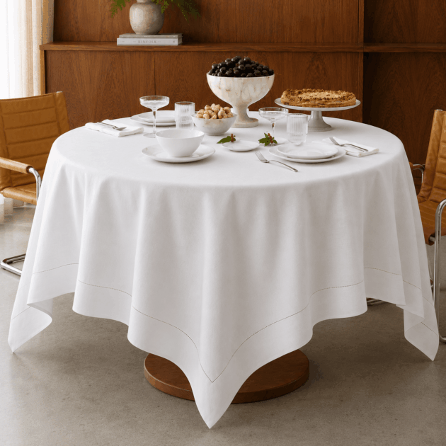 MESA CON MANTEL LINO VAINICA
