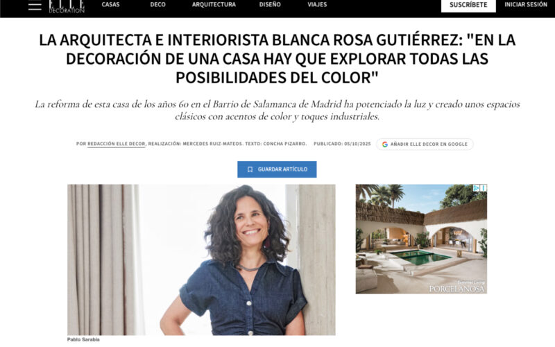 ELLE DECOR OCTUBRE 2025