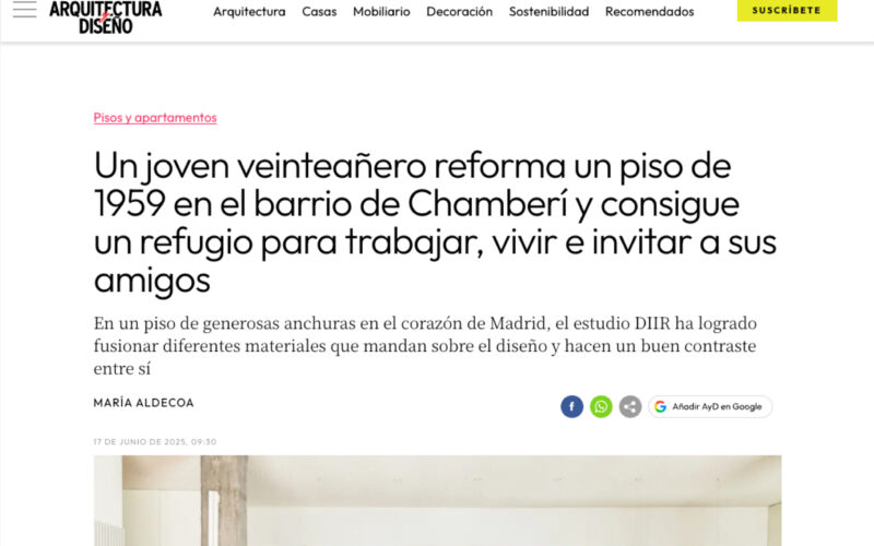 ARQUITECTURA Y DISEÑO JUNIO 2025