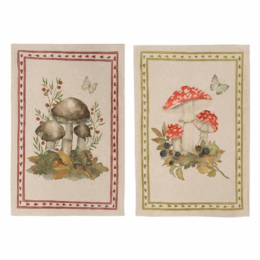 Set de paños Setas 100% lino