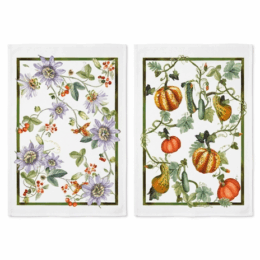 Set de paños Calabazas 100% lino