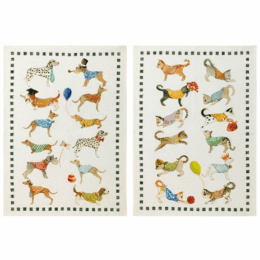 Set de paños Mascotas 100% lino